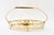 Art Deco Brass Centerpiece with Original Glasses, 1920s For Sale - Image 9 of 9