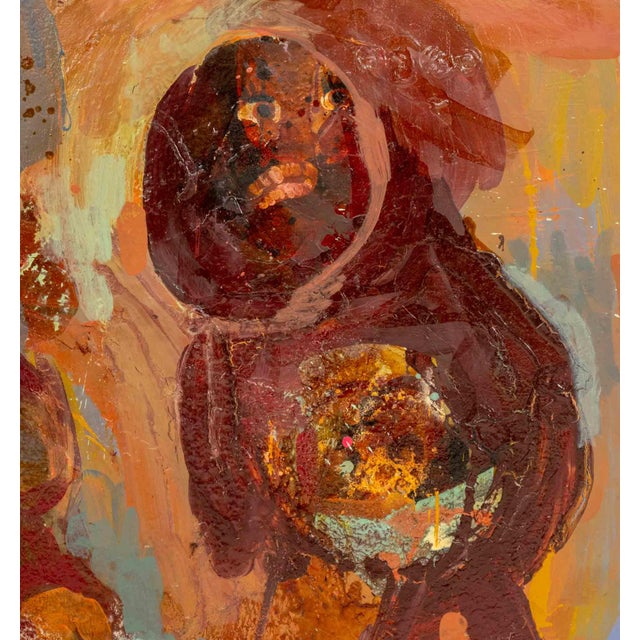 Erika Ranee Cosby (American, b. 1965), "Drying", Acrylic and Shellac on Canvas, 2014, signed, dated, and titled verso,...