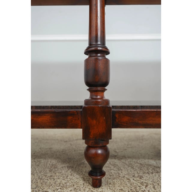 Henredon Acquisitions Marble Top Console Table Server For Sale In Philadelphia - Image 6 of 12