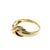 Modern Tiffany & Co. 1990 Vintage X Signature Ring in 18k Yellow Gold, Size 6 For Sale - Image 3 of 4
