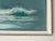 Blue 1970's Julie Gregrory Seascape Oil on Canvas Painting, Framed For Sale - Image 8 of 12