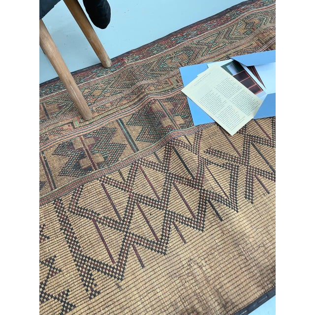 Wood Mauritanian Touareg Rug, 1950s For Sale - Image 7 of 18