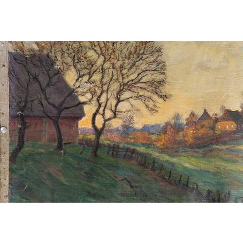 Karl Schmauser, Landscape, Oil Painting For Sale - Image 7 of 8