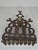 Early 20th Century Antique Moroccan Jewish Hanukkah Menorah Lamp | 19th C North African Cast Brass For Sale - Image 5 of 11