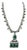 25 Ct Natural Carved Emerald & 10 Ct Diamond Art Deco Style 18 KW Gold Necklace For Sale