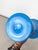 Blue Vintage Blue Opaline Glass Vase For Sale - Image 8 of 8