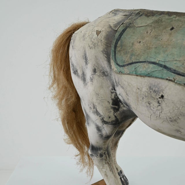 Early 20th Century French Wooden Horse For Sale - Image 9 of 9