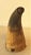 Native American Early 19th Century Gun Powder Horn With Original Carved Pin For Sale - Image 3 of 12