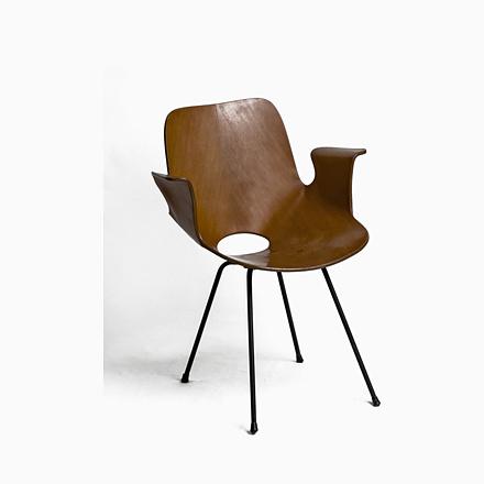 Vintage Bentwood Medea Chair by Vittorio Nobili for Fratelli Tagliabue, Italy, 1950s For Sale - Image 10 of 10