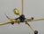 Metal Italian Stilnovo Style Brass Sputnik Chandelier, 1970s For Sale - Image 7 of 12