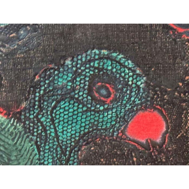 "Earth Spirits", Modern Green and Orange Acrylic Abstract by Mayo Beckford Young For Sale - Image 10 of 11