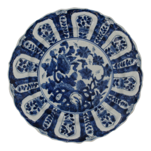 1662-1722 Chinese Kangxi Period, Blue and White Porcelain Plate