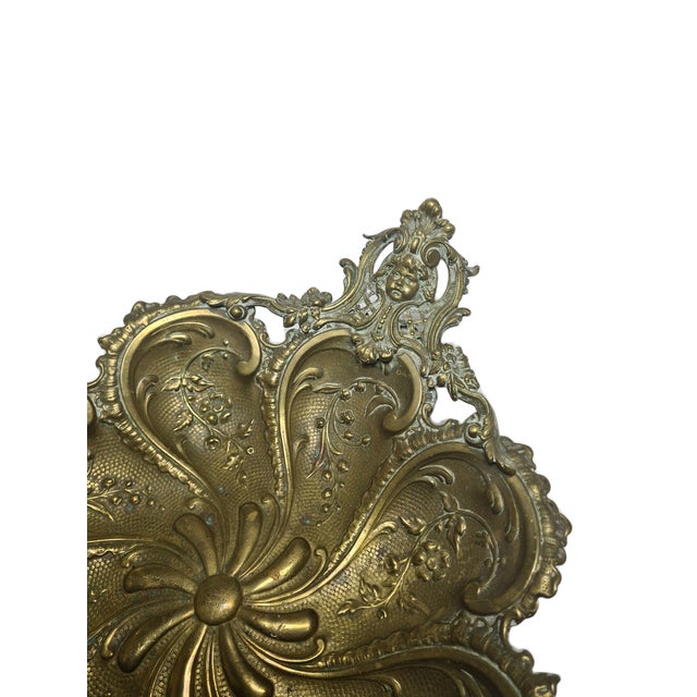 Goldenrod Art Nouveau Fruit Bowl on Stand from Brothers Henneberg, Poland, 1900s For Sale - Image 8 of 18
