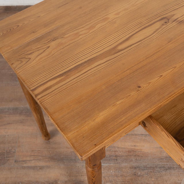 Late 19th Century 19th Century Danish Pine Side Table With Single Drawer For Sale - Image 5 of 9