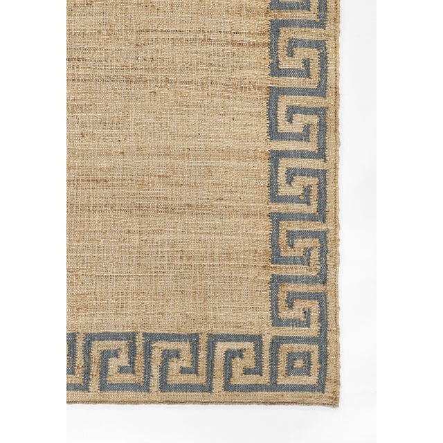 2020s Erin Gates by Momeni Orchard Blue Greek Key Hand Woven Rug 4'X6' For Sale - Image 5 of 12
