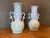 A stunning pair of late 1930s Stangl hand painted Artware vases in Twilight Blue designed By Johann Martin Stangl. This...