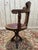 Swivel Boat Desk Chair in Mahogany For Sale - Image 4 of 8
