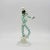 Offered for sale is a museum-quality, magnificent Murano Glass figurine from the Commedia dell'Arte by Seguso Vetri...