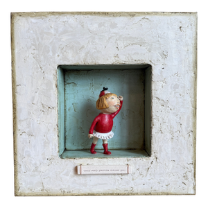 Story Box Sculpture - Kina Crow