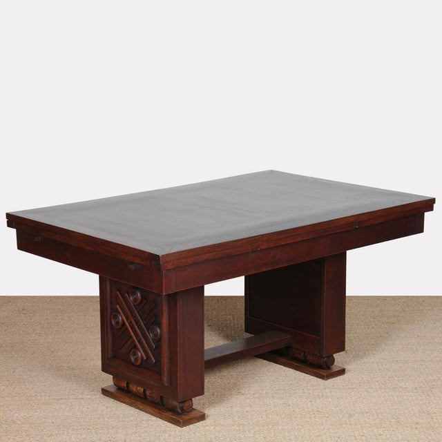 Dining Table in the style of Charles Dudouyt, 1940 For Sale - Image 11 of 11