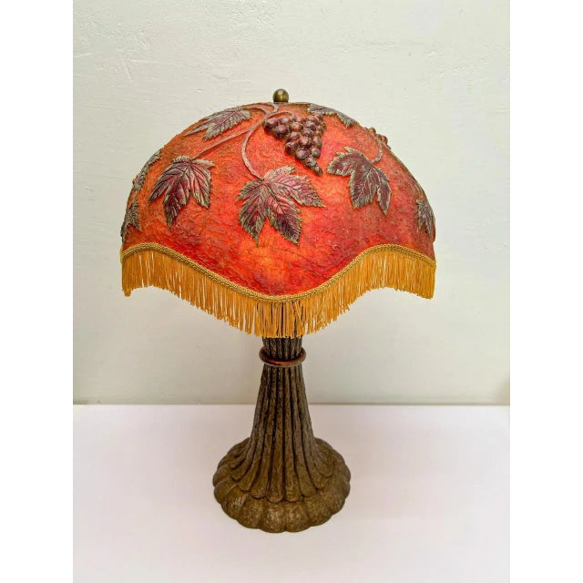 Molded Plastic Sculptural Table Lamp with Grapes Decoration, 1970s For Sale - Image 6 of 18