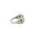 Silver Mid-Century 2.0 Carat Diamond Double Row Band Ring in 14K White Gold For Sale - Image 8 of 9