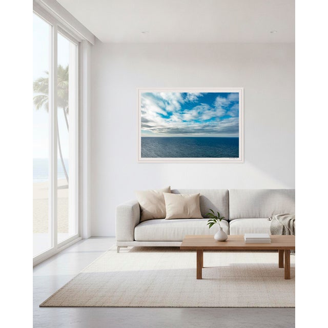 Not Yet Made - Made To Order "Sea_Sky_001" Contemporary Aerial View Limited Edition Photograph by Bernhard Lang For Sale - Image 5 of 9
