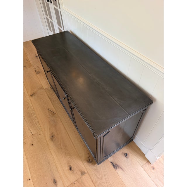 Made Goods Zinc Vincent Buffet, Attributed For Sale In Los Angeles - Image 6 of 18