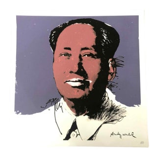 1990s After Andy Warhol "Mao Zedong" Lithograph For Sale