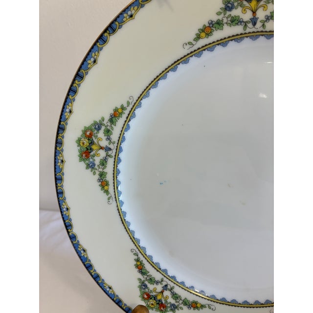 Vintage Noritake Avril Floral Dinner Plate With Plate Wall Hanger For Sale In Oklahoma City - Image 6 of 9