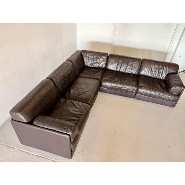 DS 76 Modular Sofa from de Sede, 1970s, Set of 5 For Sale - Image 11 of 14