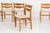 Brutalist Chairs in Oak by Henning Kjaernulf, Set of 6 For Sale - Image 13 of 15