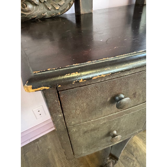 19th Century 19th Century American Empire Table With Pedestal Base and Clawfeet For Sale - Image 5 of 17
