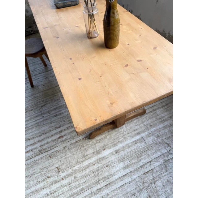Pine Dining Table, Perriand Mountain, France, 1960s For Sale - Image 18 of 18