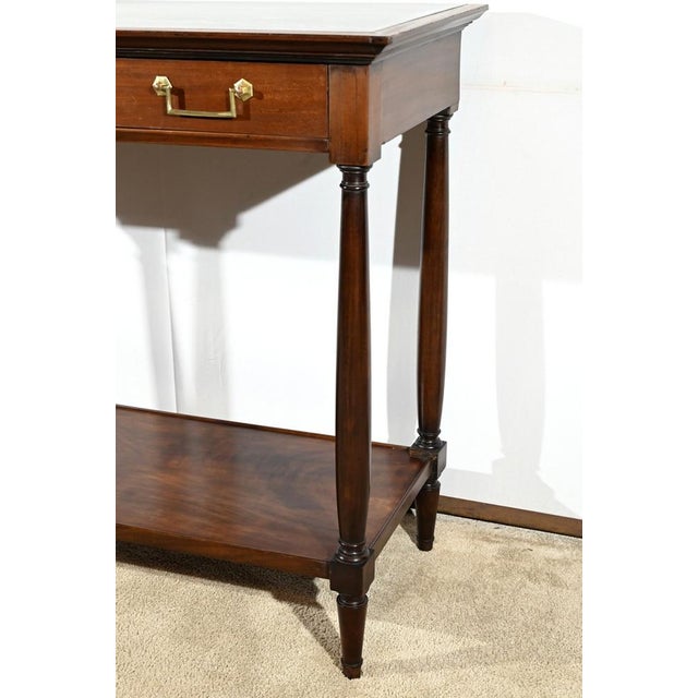18th Century Louis XVI Mahogany Console For Sale - Image 15 of 18