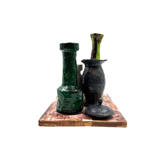 Arnaldo Miniati, Morandi Allegory Sculpture, 1971, Ceramic For Sale - Image 16 of 18