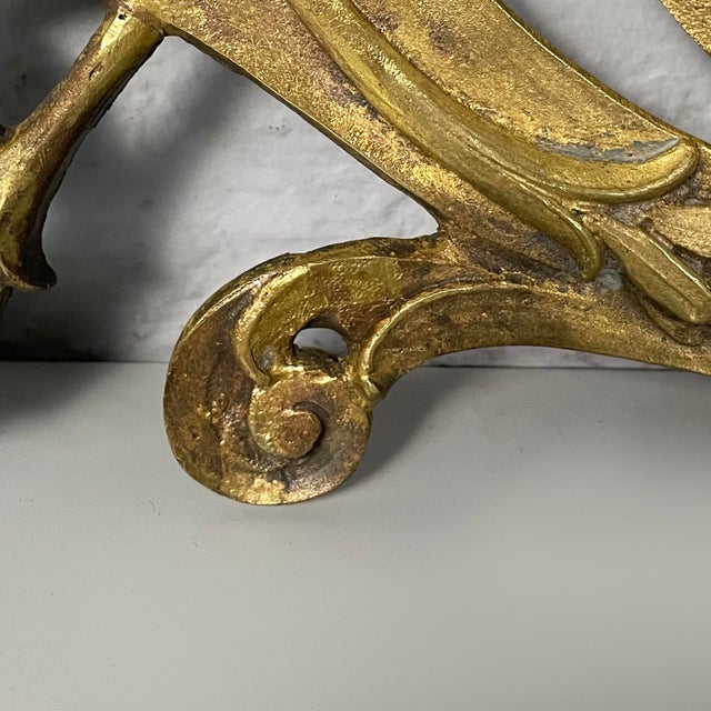 Art Deco Italian Venchi Brass Sign, 1940s For Sale - Image 9 of 13