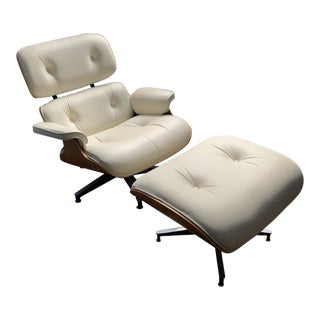 Modern Eames Lounge Chair and Ottoman For Sale
