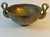 Bronze French Art Deo Patinated Bronze Bowl with Swan Handles Flanking Sides For Sale - Image 8 of 8