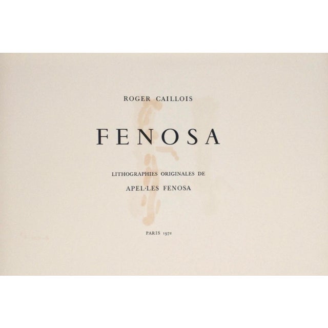 Apelles Fenosa, Apeles Fenosa Spanish Sculptor Mourlot Lithograph Abstract Expressionist Figures, 1972 For Sale In Miami - Image 6 of 10