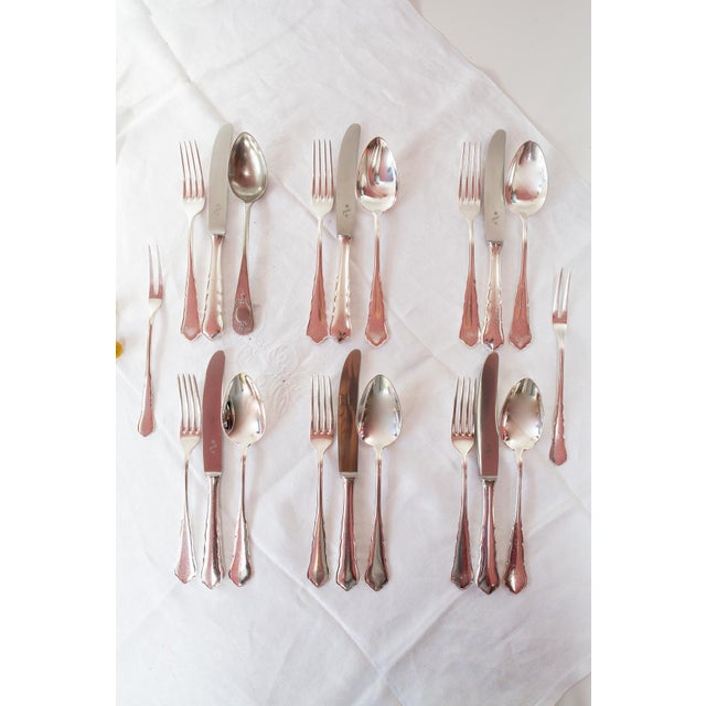 Silver Vintage Silver-Plated Cutlery for Six from WMF, Set of 20 For Sale - Image 8 of 8