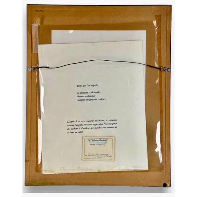 James Coignard, French Pop Art Modernist Textured Carborundum Etching Abstract James Coignard, c. 20th century For Sale - Image 10 of 10