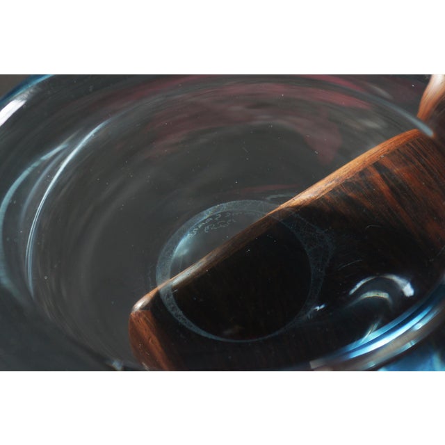 Vintage Glass Bowl by Per Lütken for Holmegaard, 1950s For Sale - Image 6 of 7