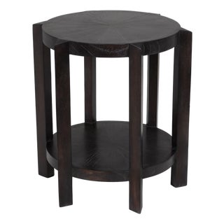 Yuhuda Small Side Table, Sombre Finish For Sale
