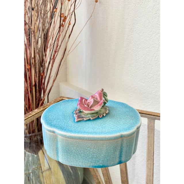 Circa 1930 Robertson Pottery Hollywood Whatnot Lidded Box For Sale - Image 13 of 13