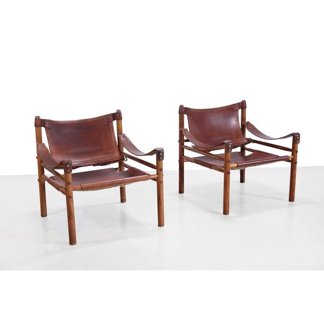 Mid-Century Modern Sirocco Armchairs from Arne Norell, 1960s, Set of 2 For Sale - Image 3 of 7