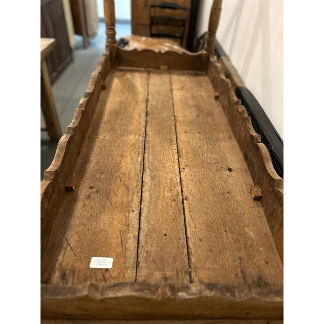 Late 19th French Oak Draper’s Table For Sale - Image 11 of 12