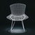 1980s Pair of Authentic Harry Bertoia for Knoll White Side Chairs , Signed For Sale In West Palm - Image 6 of 12