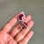 Vintage 14k White Gold Ruby 18.91ct & Diamond 2.3ct Stud Earrings- A Pair For Sale In New York - Image 6 of 15