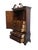 Wood Century Furniture Flame Mahogany Traditional Style 47" Bombay Clothing Armoire / Media Cabinet For Sale - Image 7 of 12